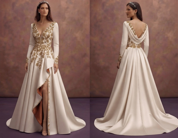 Autumn Wedding Dresses in Rich Satin Fabrics