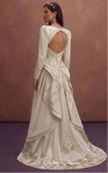 Autumn Wedding Dresses with Rich Satin Elegance