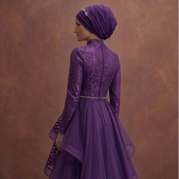 Azure Layered Muslim Prom Dresses – Unique & Fashion-Forward