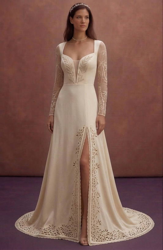 Bamboo Silk Wedding Dresses with Eco-Friendly Luxury