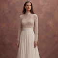 Beach Wedding Dresses in Soft Chiffon Fabric