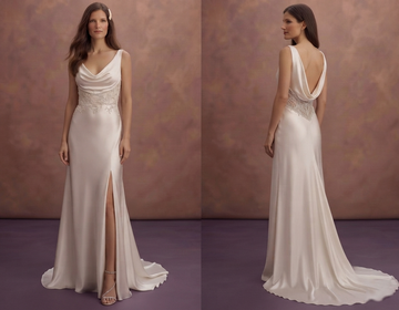Beach Wedding Dresses with Lightweight Silk Fabrics