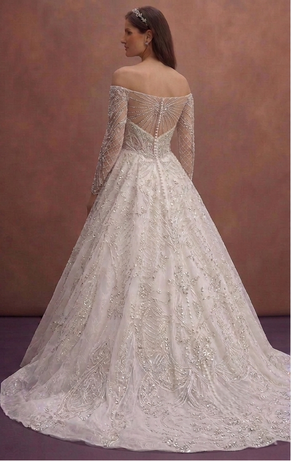Beaded Wedding Dresses with Sparkling Details