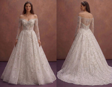 Beaded Wedding Dresses with Sparkling Details