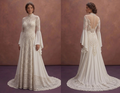 Bell Sleeve Wedding Dresses with Bohemian Style