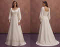Bishop Sleeve Wedding Dresses with Vintage Charm