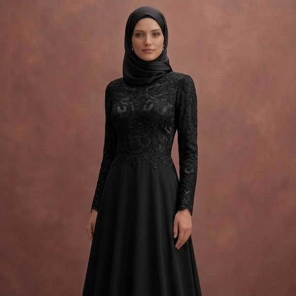 Black Muslim Prom Dresses – Classic & Timeless Elegance
