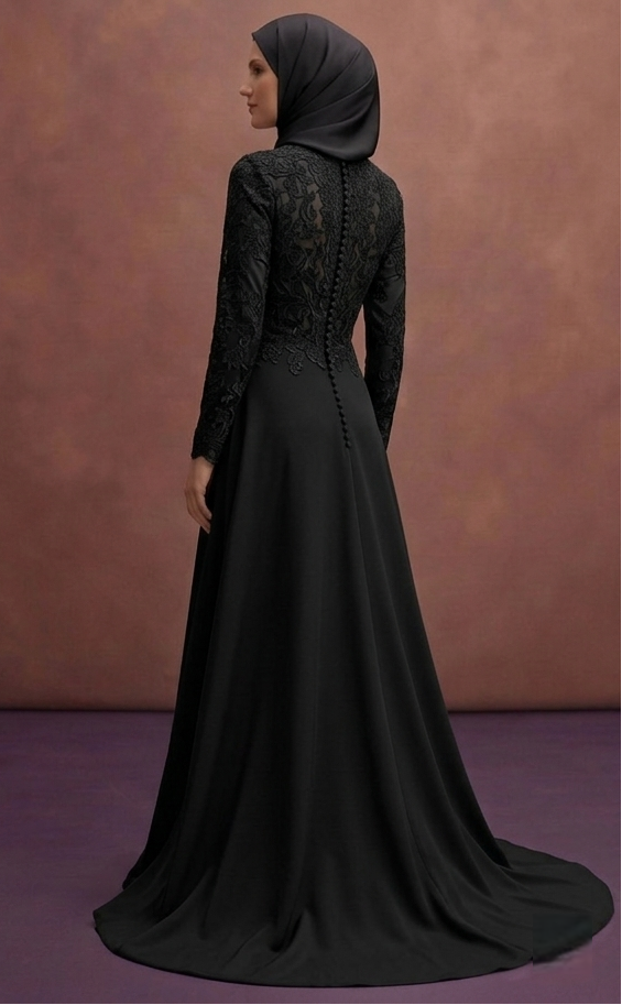 Black Muslim Prom Dresses – Classic & Timeless Elegance