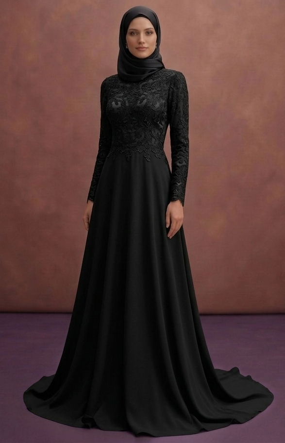 Black Muslim Prom Dresses – Classic & Timeless Elegance