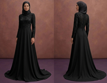 Black Muslim Prom Dresses – Classic & Timeless Elegance