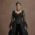Black Wedding Dress Lace Corset Gothic Bridal Ceremony