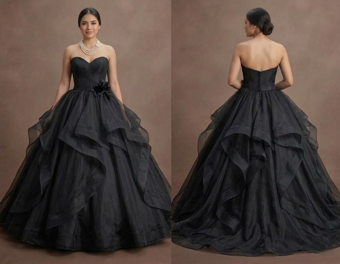 black beaded dress Fully Long Wrapped Red And Black Bridesmaid A-line Wedding Dresses Size:16x20 Plaque Mount