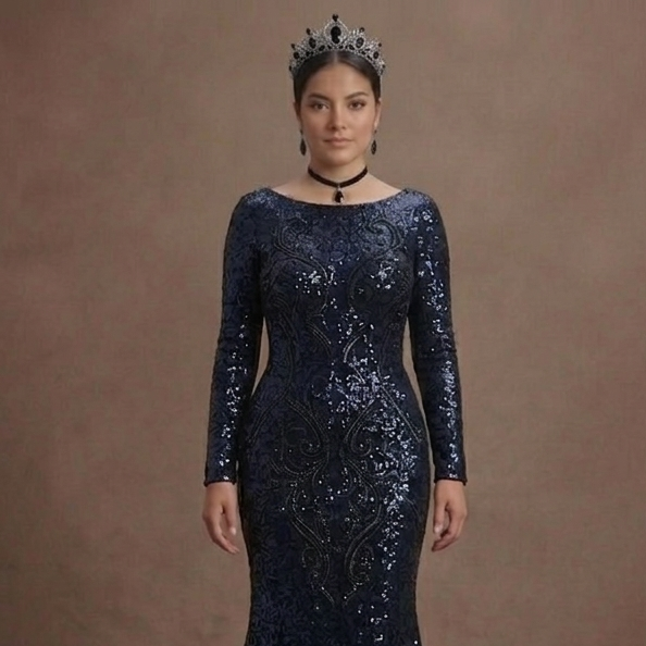 Black Wedding Dress Sequin Fitted Glam Reception