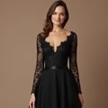 Black Wedding Dress | Sleek Black Gown for a Contemporary and Edgy Bridal Style