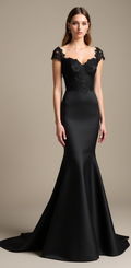 Black Wedding Dress | Exquisite Black Gown for a Sophisticated and Bold Bride