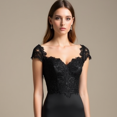 Black Wedding Dress | Exquisite Black Gown for a Sophisticated and Bold Bride