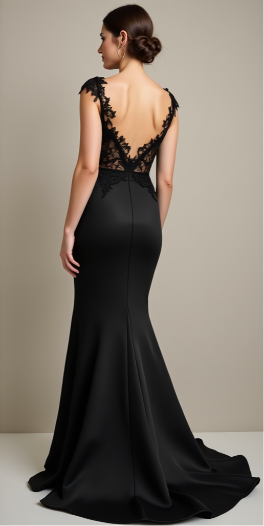 Black Wedding Dress | Elegant Gothic Bridal Gown for a Timeless Dark Aesthetic