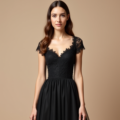 Black Wedding Dress | Sophisticated Black Gown for a Bold and Unique Bridal Look