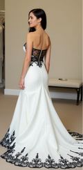 Black Wedding Dress | Chic Dark Bridal Gown for Non-Traditional Wedding Styles