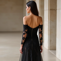 Black Wedding Dress | Enchanting Black Gown for a Dark and Dreamy Bridal Vision