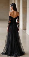 Black Wedding Dress | Enchanting Black Gown for a Dark and Dreamy Bridal Vision