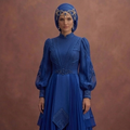 Blue Exclusive Muslim Prom Dresses – Unique & Elegant Designs