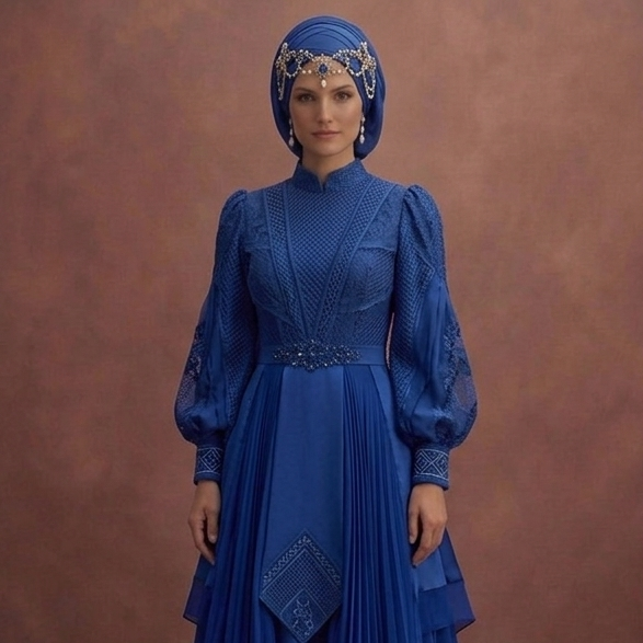 Blue Exclusive Muslim Prom Dresses – Unique & Elegant Designs