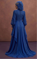 Blue Exclusive Muslim Prom Dresses – Unique & Elegant Designs