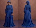 Blue Exclusive Muslim Prom Dresses – Unique & Elegant Designs