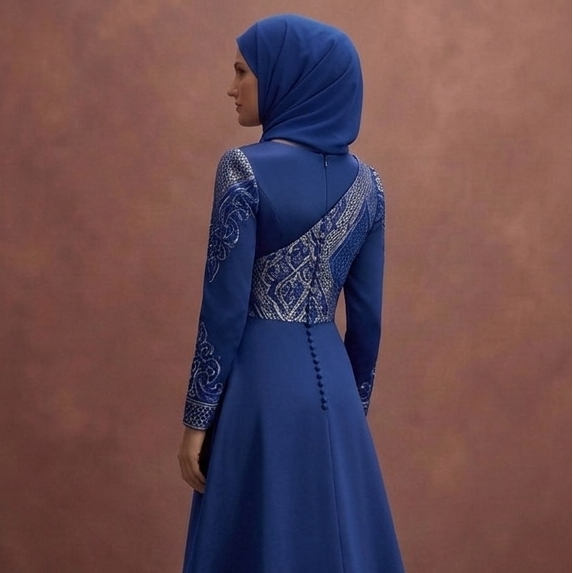 Blue Modern Muslim Prom Dresses – Modesty Meets Fashion