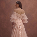 Blush Wedding Dresses with Romantic Charm