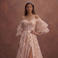 Blush Wedding Dresses with Romantic Charm