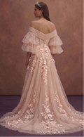 Blush Wedding Dresses with Romantic Charm