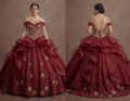 Bold Red Quinceañera Dress Crystal Embellished Luxury Wear