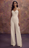 Bridal Jumpsuits with Modern Minimalist Style