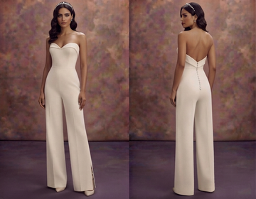 Bridal Jumpsuits with Modern Minimalist Style