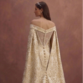 Brocade Wedding Dresses with Royal Elegance