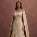 Brocade Wedding Dresses with Royal Elegance