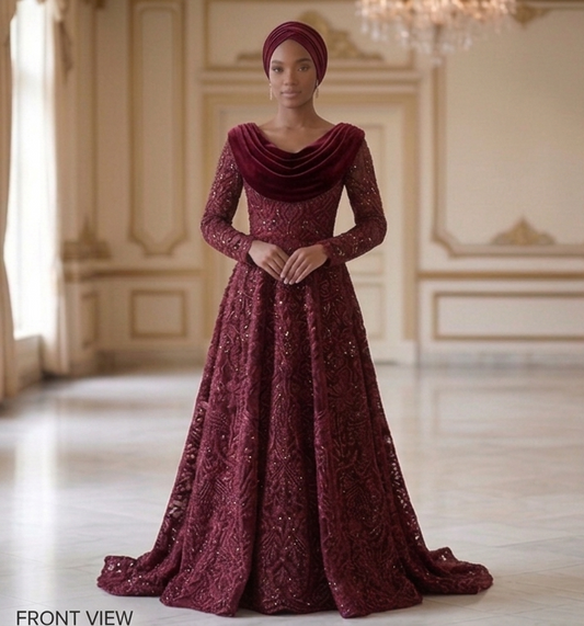 Burgundy Muslim Prom Dresses – Deep & Romantic Styles