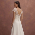 Cap Sleeve Wedding Dresses with Classic Beauty