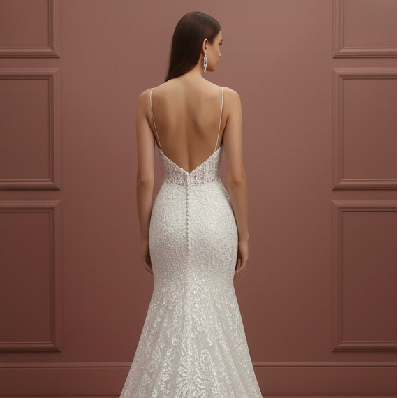 Cathedral Veil Wedding Dress Matching Long Lace Set Bridal