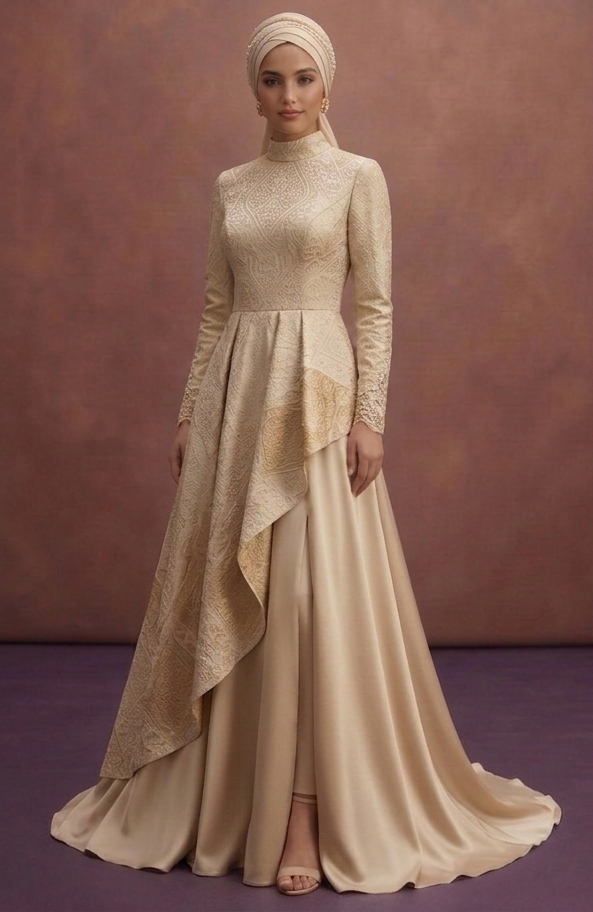 Champagne Muslim Prom Dresses – Subtle Luxury Looks