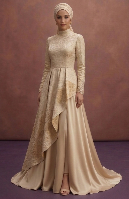 Champagne Muslim Prom Dresses – Subtle Luxury Looks