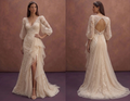 Champagne Wedding Dresses with Soft Luxury