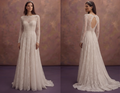 Chantilly Lace Bridal Gowns with Delicate Beauty