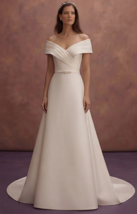 Chapel Train Wedding Dresses with Timeless Sophistication