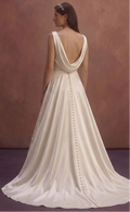Charmeuse Wedding Dresses with Elegant Shine