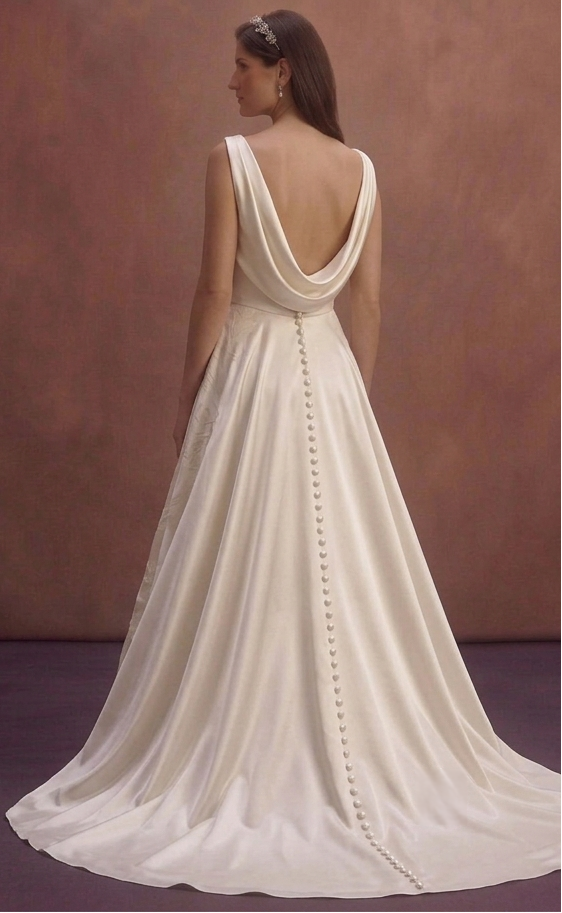 Charmeuse Wedding Dresses with Elegant Shine