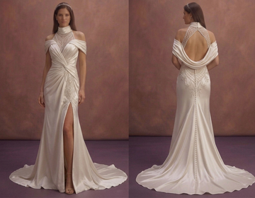 Charmeuse Wedding Dresses with Luxurious Shine