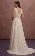 Chiffon Empire Wedding Dresses with Romantic Flow